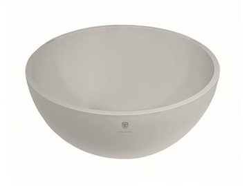 Round washbasin - Countertop round Corian® washbasin by GUGLIELMI RUBINETTERIE - view 2
